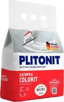 Затирка цементная Plitonit Colorit серая 2 кг