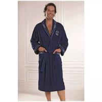 Soft cotton MARINE набор полотенце с халатом синий