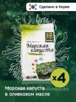 Морская капуста в оливковом масле, Midori, 4 шт по 5 г, Южная Корея