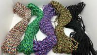 Плетеный шнур, бельевая веревка, 16 прядная, моток, п/п 3 мм (30 м) цветная