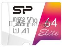 Флеш карта microSD 64GB Silicon Power Elite A1 microSDXC Class 10 UHS-I U3 100 Mb/s (SD адаптер)