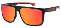 Мужские солнцезащитные очки Carrera CARDUC 011/S 0A4 UZ, цвет: черный, цвет линзы: красный, вайфареры, пластик