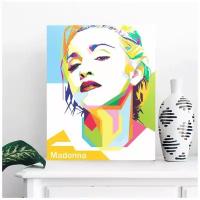 Картина ПринтШторм Поп арт – Полигональная Мадонна