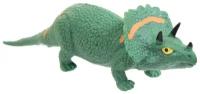 Фигурка Abtoys Юный натуралист Динозавр Трицератопс зеленый, термопластичная резина