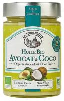 314 мл. Масло Авокадо и Кокосовое масло, органическое, нерафинированное, первый холодный отжим, ORGANIC AVOCADO & COCO OIL La Tourangelle