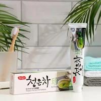 KeraSys Зубная паста восточный чай / Dental Clinic 2080 Chungeun Cha Gum Care Toothpaste, 130 г