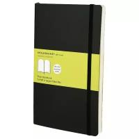 Блокнот Moleskine CLASSIC SOFT Large 130х210мм 192стр. нелинованный мягкая обложка черный