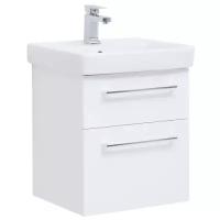 Тумба для ванной комнаты, под раковину dreja Q Max 55, ШхГхВ: 55х46.2х64 см, цвет: белый глянец