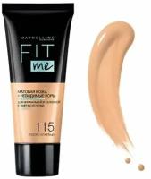 MAYBELLINE Тональный крем Fit Me 115, 30 мл