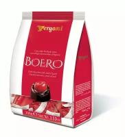 Конфеты Итальянские Vergani Boero Dark Choc, пралине из темного шоколада с цельной вишней в ликере, 100г