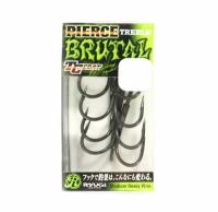 Тройные крючки Ryugi Pierce Treble Brutal TC Coat #2/0 (4шт)