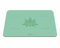 Мини коврик для йоги Art Yogamatic Yoga Pad Max Mint, 68х45х0.4 см, светло-зеленый, защита коленей