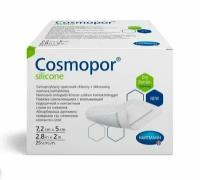 Пластыри на рану Cosmopor Silicone повязки ранозаживляющие 7,2х5см