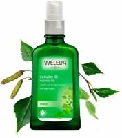 Weleda Масло антицеллюлитное питательное массажное для тела березовое Weleda Birch Cellulite Oil упругость кожи и подтягивающий эффект, профилактика и борьба с целлюлитом, питание и уход, 100 мл