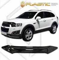 Дефлектор капота для Chevrolet Captiva 2012-н. в. Classic черный