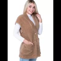 Жилет женский WOOL CAMEL WOOLLAMB из верблюжьей шерсти 44-46