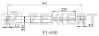 ZEKKERT GF2516 Амортизатор