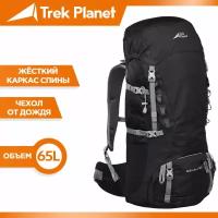 Рюкзак туристический TREK PLANET "DENALI 65", цвет: черный