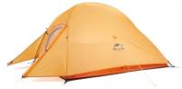 Палатка Naturehike Cloud UP II 210T NH17T001-T двухместная с ковриком, оранжевая