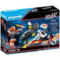 Набор с элементами конструктора Playmobil Galaxy Police 70020 Полицейский байк