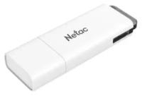 Флеш Диск Netac U185 64Gb, USB2.0, с колпачком, пластиковая белая