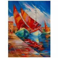 Color Kit Картина по номерам "Яхты" (KS003)