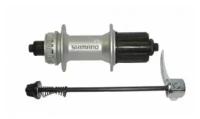 Втулка передняя Shimano M435 Alivio: 32 H, QR 133мм, цвет серебристый