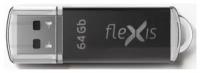 Flexis Флешка 64Gb Flexis RB-108 USB 3.0 черный