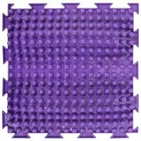 Коврик-пазл массажный Ортодон Волна жёсткая 1 сегмент, фиолетовый, 1 элемент