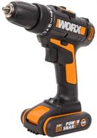 Дрель-шуруповерт аккумуляторная Worx WX101.1, 20 В Li-ion 2х2Ач