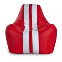 Кресло-мешок "спортбэг" MyPuff, оксфорд, красный с белым