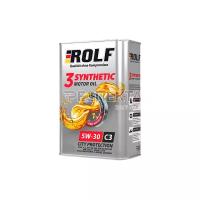 Масло моторное синтетическое ROLF 3-SYNTHETIC 5w30 C3 1л