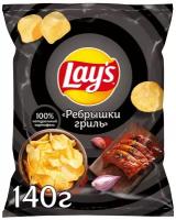 Чипсы Lay's картофельные, мясо, 140 г