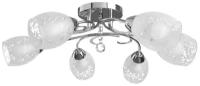 Люстра Arte Lamp Selection A6055PL-6CC, E14, 360 Вт, кол-во ламп: 6 шт., цвет арматуры: хром, цвет плафона: белый