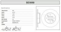 Диск Тормозной Sangsin brake арт. SD3050