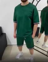 Спортивный костюм Jools Fashion, размер 50, бирюзовый