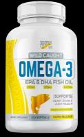 Рыбий жир Омега-3 1000 мг ЭПК 180 мг и ДГК 120 мг 100 капсул "Omega 3 Fish Oil 1000 mg EPA 180 mg and DHA 120 mg"