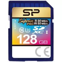 Карта памяти 128GB Silicon Power SP128GBSDXCU3V10 SDXC Class 10 Superior Pro UHS-I U3 90/80 MB/s