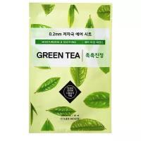 Etude House 0.2 Air Mask Green Tea Moisturizing & Soothing (Маска для лица тканевая с экстрактом зеленого чая), 20 мл