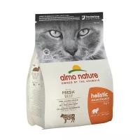 Almo Nature Для взрослых кошек с Говядиной и коричневым рисом (Holistic - Maintenance - Beef) 608 | Holistic Adult Cat Adult Beef and Rice, 0,4 кг