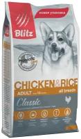 Сухой корм Blitz Adult Chicken&Rice Курица и рис для взрослых собак 2 кг Blitz 4627079680665