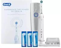 Электрическая зубная щетка Oral-B Smart4 4000 (футляр, 4 насадки)