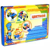 Конструктор Самоделкин 30, 184 детали, 30 моделей, цветной