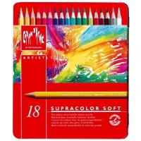 CARAN D'ACHE Карандаши цветные Supracolor Акварель 18 цветов (CA3888.318)