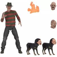 Фигурка Фредди Крюгер Кошмар на улице Вязов 1985 Freddy Krueger подвижная аксессуары 18 см