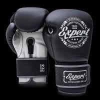 Перчатки для бокса Fight Expert Vintage Fusion Черный/серый - Fight Expert - Черный - 14 oz