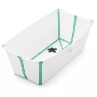 Ванночка Stokke FlexiBath, бирюза, 39 л, 30х24х66 см