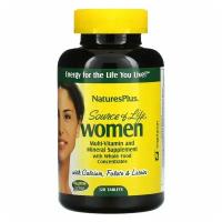 NaturesPlus Source of Life WOMEN (мультивитаминная и минеральная добавка для женщин) 120 таблеток