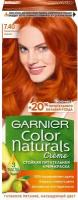 Garnier Стойкая питательная крем-краска для волос Color Naturals, оттенок 7.40, Пленительный медный