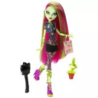 Кукла Monster High Венера МакФлайтрап с питомцем, 27 см, X3651